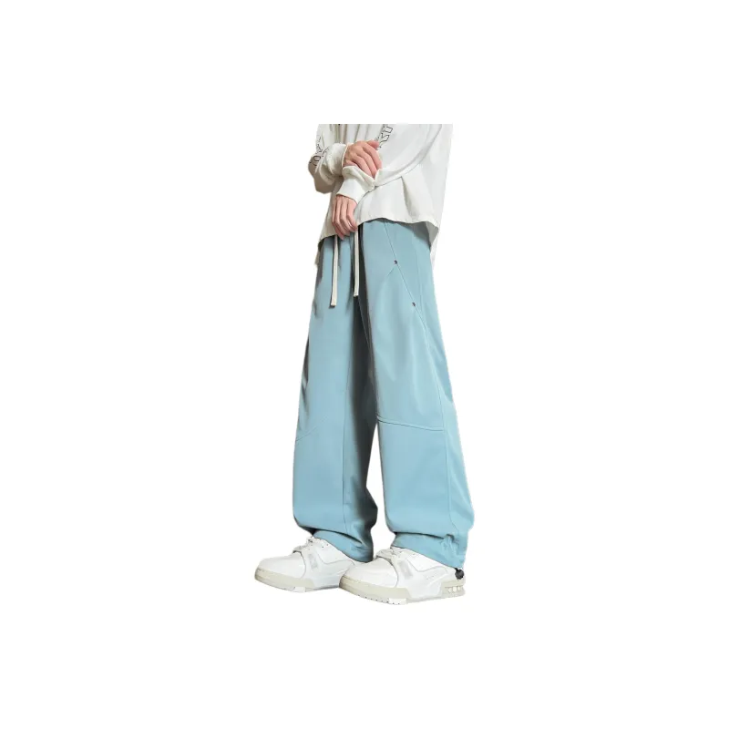IGOI Casual Pants Unisex Navy Blue-13