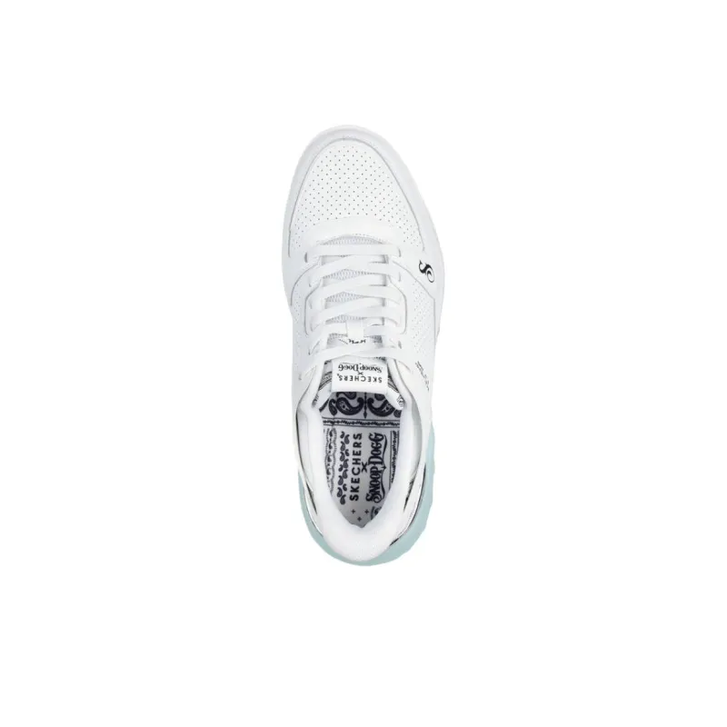 Skechers SNOOP Breathable Low Top Casual Shoes Men's White-2