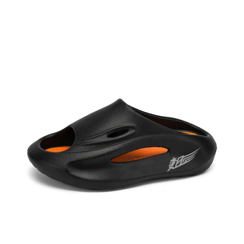 BIANSULONG Slip Resistant Abrasion Resistant Cushioning Slide Slippers Men's-9