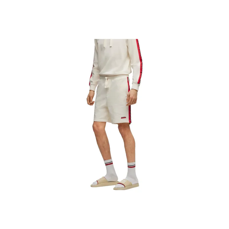 HUGO BOSS Casual Shorts Men Ecru-0