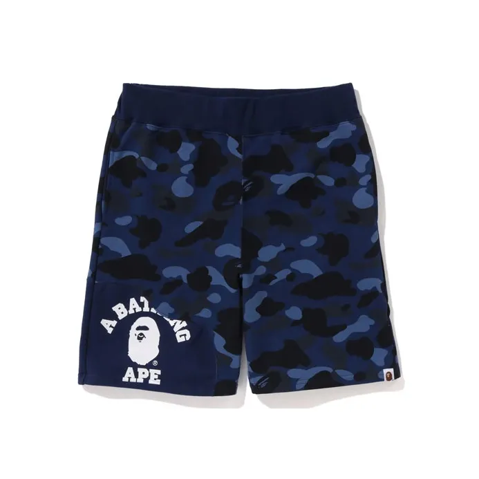 Bape Color Camo Cutting Sweat Shorts-2