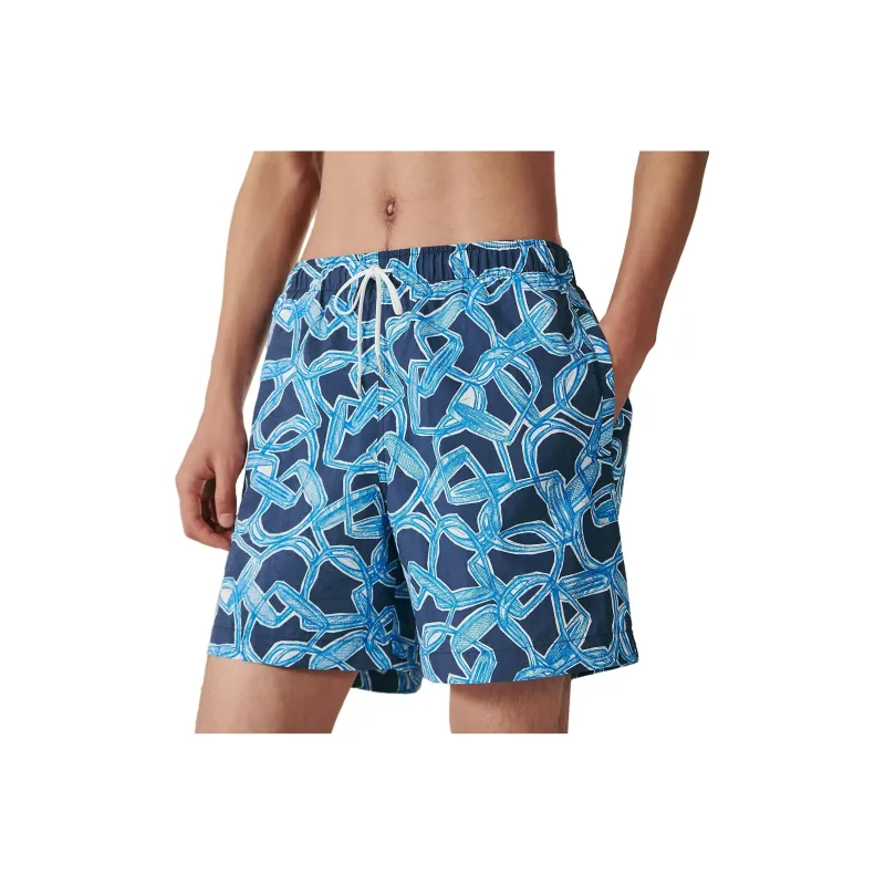 HERMES Swimming Shorts Men Blue-0