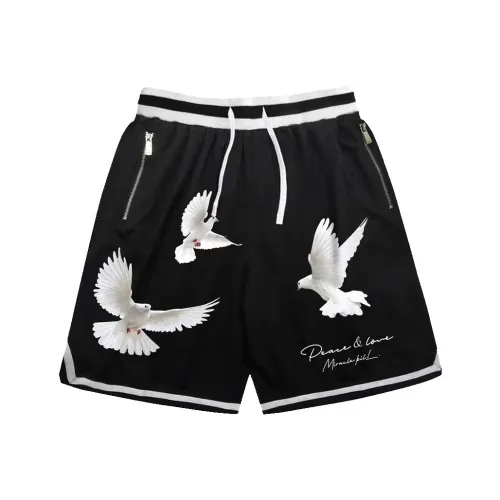 MIRACLE KILL x SPARK INFINITE SS24 Casual Shorts Unisex Black