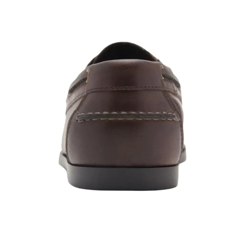 MANGO Boat Shoes Men Brown-4