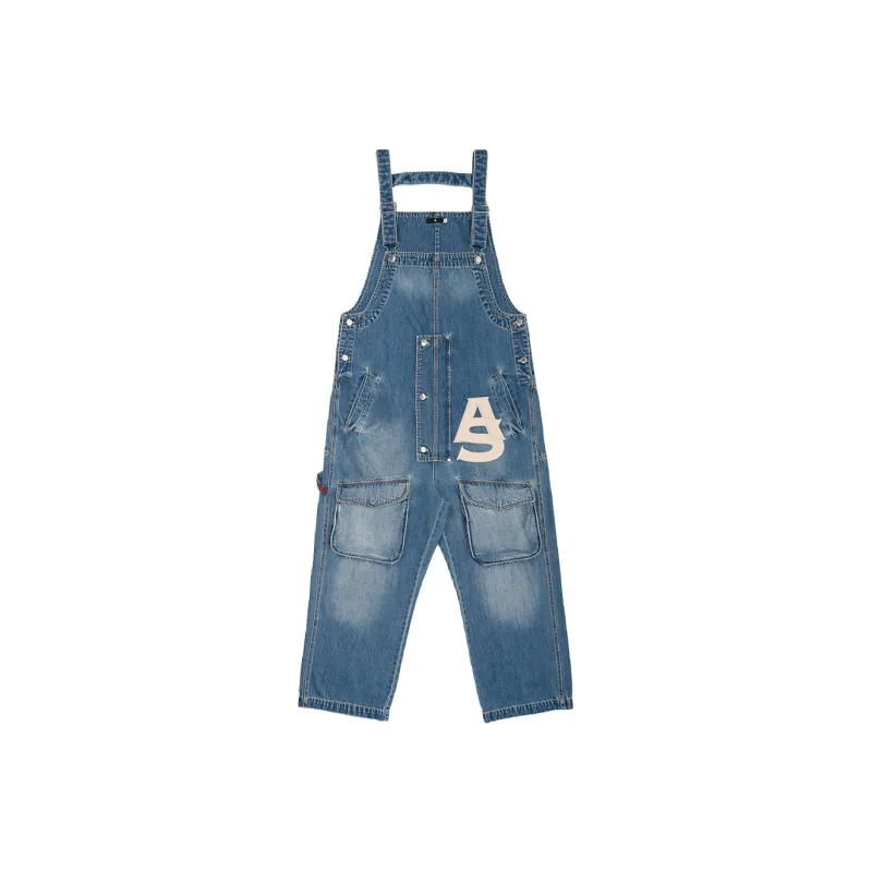 AlphaStyle Overalls Unisex Sky Blue-0
