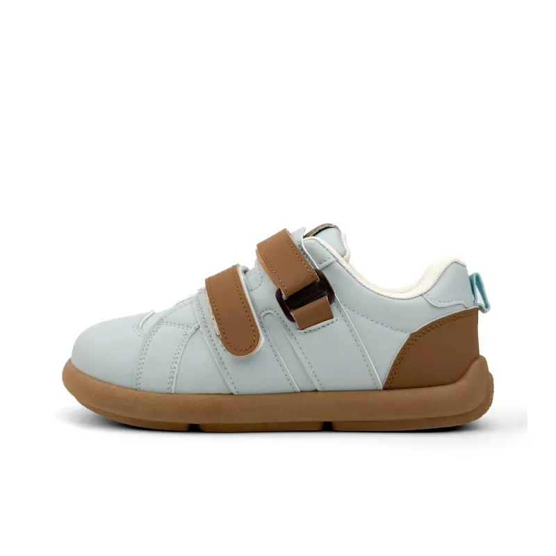 Mengsai Wear-resistant And Lightweight Low-Top Skateboard Shoes Women's Blue Coffee-1
