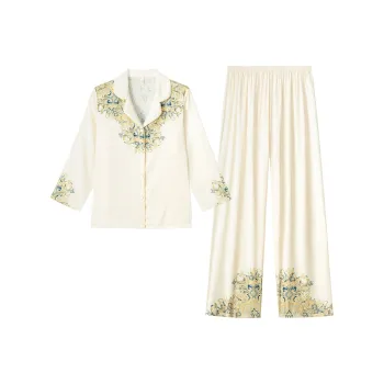 Shanghai Story Pajama Set Women's Beige