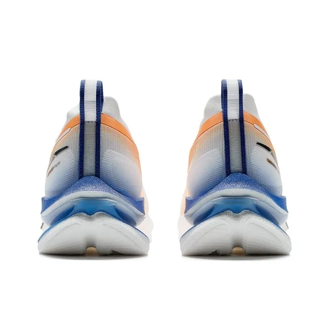 XTEP Wear Resistant Coverage Rebound Low Top Casual Running Shoes Men's White Orange Blue-4