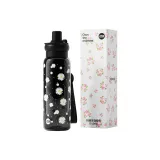 Mary Sue Plastic Cup-Black Daisy (Black)