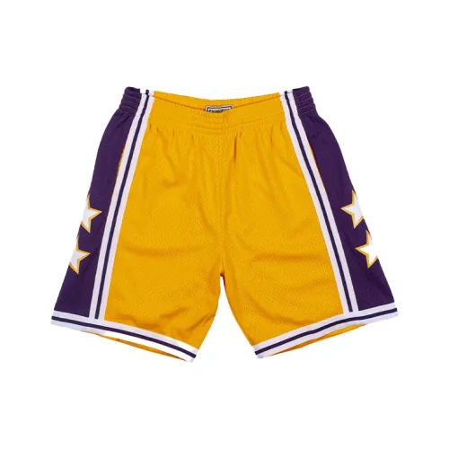 Mitchell & Ness Basketball Shorts Men's Yellow