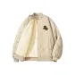 [Thickened and Fleece-Lined]Khaki (with Cute Cat Chest Logo)