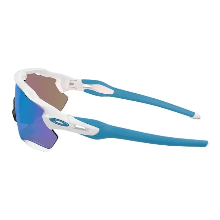 Oakley Plastic Irregular Shape Sunglasses Unisex White-3