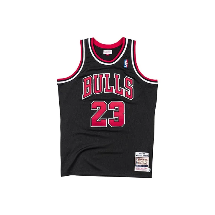 Mitchell & Ness Chicago Bulls Alternate 1997 98 Michael Jordan Authentic Jersey-0