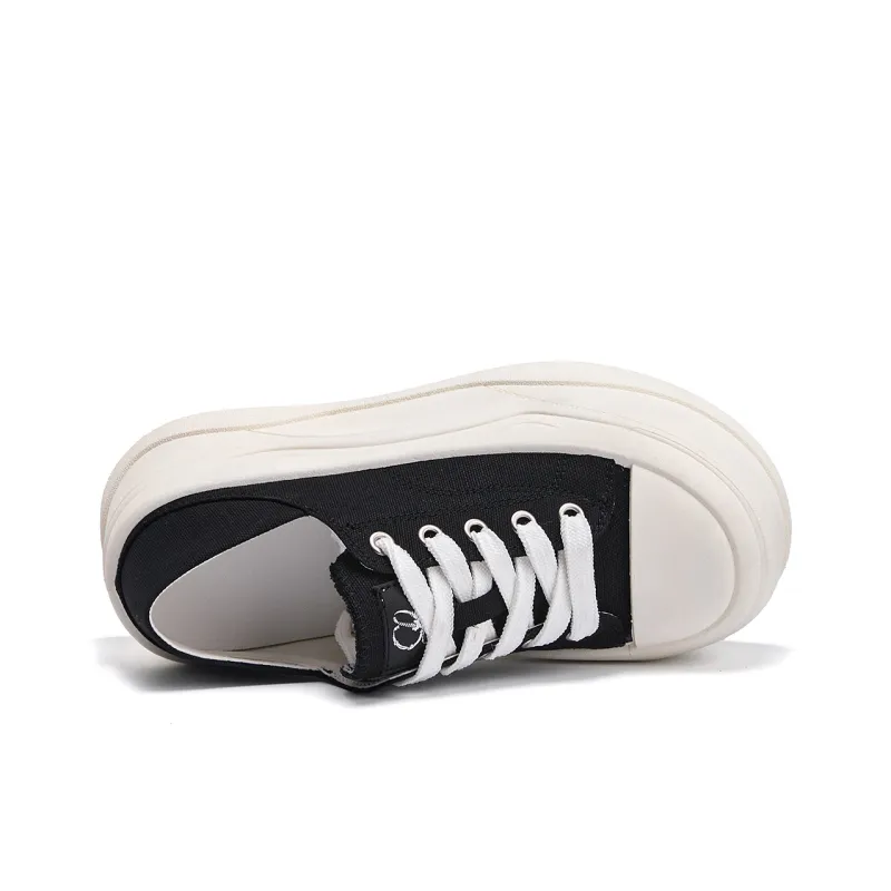 La Chapelle Cushioning, Slip Resistant, And Abrasion Resistant Low Top Casual Shoes Women's Black-3