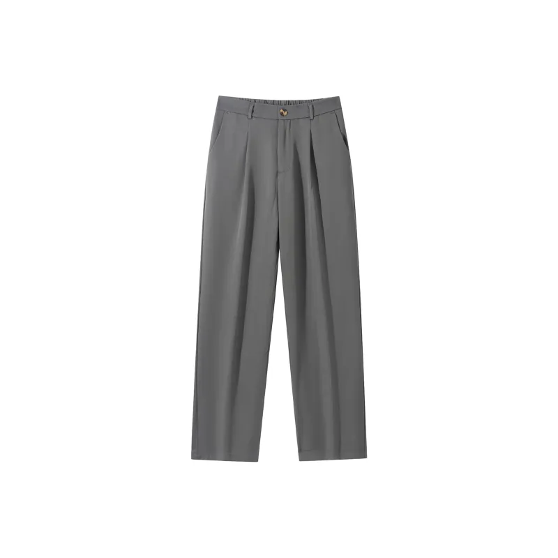 PAEFA Casual Pants Men's Dark Gray-0