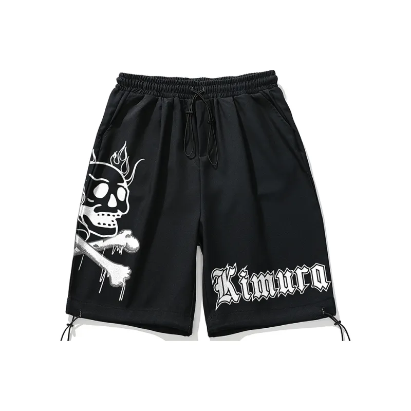 SANSYAS Casual Shorts Unisex Black-0