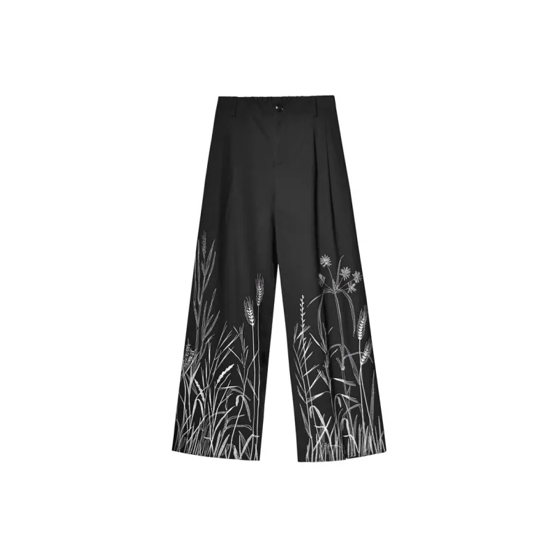 VALLEYOUTH Casual Pants Unisex Black-0