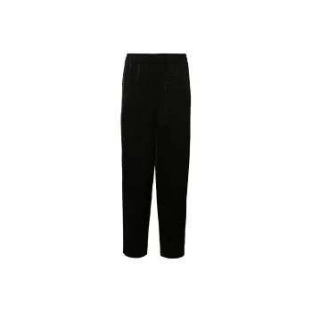 BALMAIN Monogram jacquard Satin Trousers