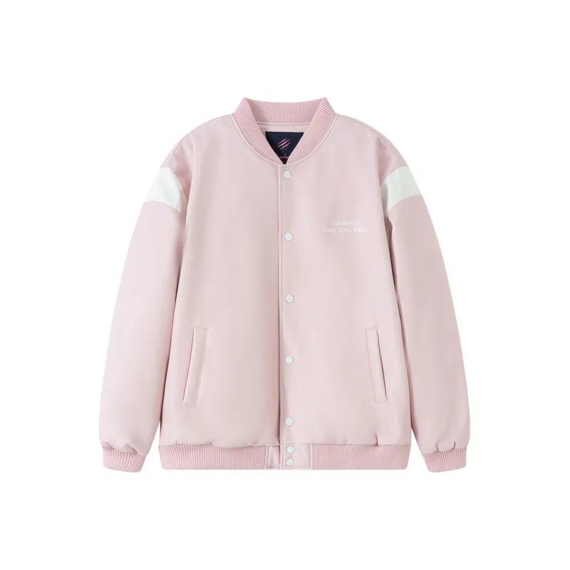 Suamoment Fall And Winter American Trendy Couple Baseball Jacket Casual Puffer Jacket Unisex-8