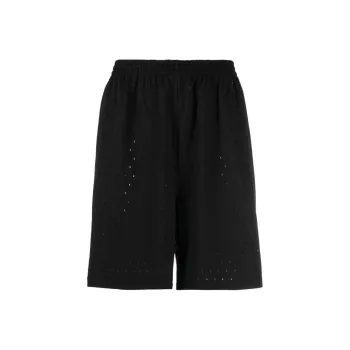 Balenciaga Casual Shorts Men Black