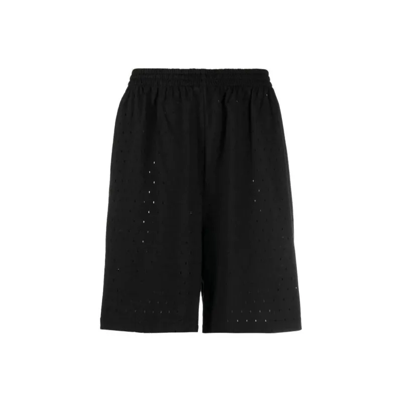 Balenciaga Casual Shorts Men Black-0