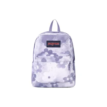 JanSport Fabric Backpack Unisex Purple Rhythm Flower Shadow