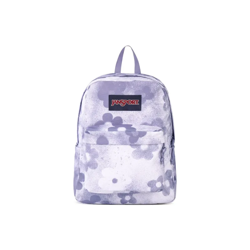 JanSport Fabric Backpack Unisex Purple Rhythm Flower Shadow-0