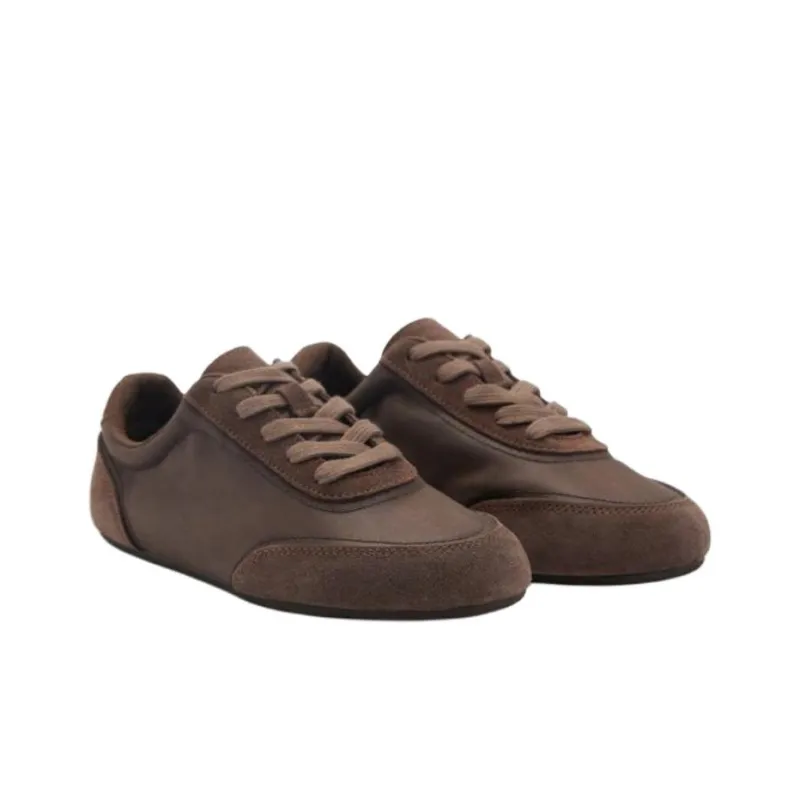 MANGO Low Top Casual Shoes Women's Chocolate-3