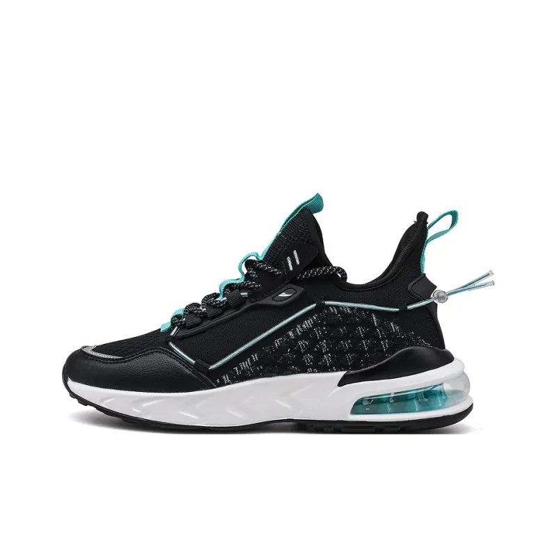 Kuding Running Shoes Men Low Top White Red/Black Yellow/Black Moon-12