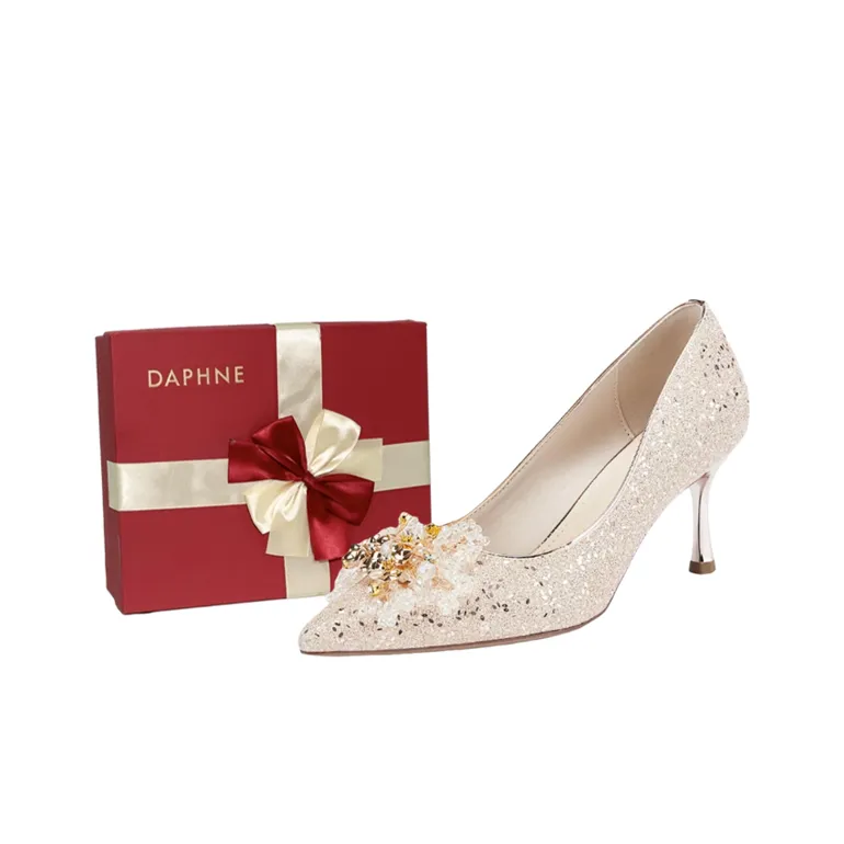 DAPHNE Wedding Shoes Collection Slim Heel High Heels 7cm Women's-0