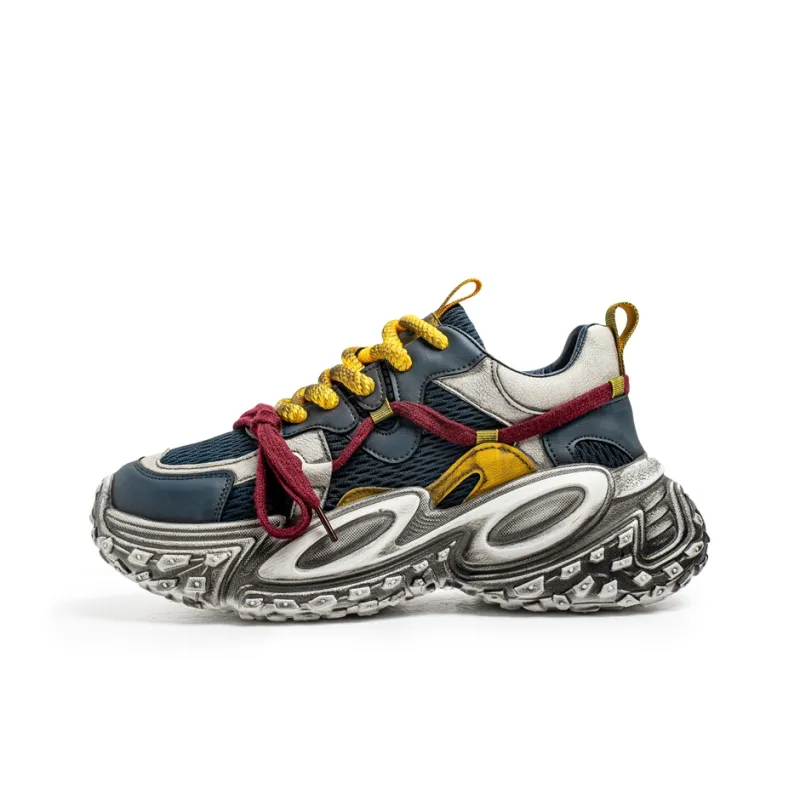 ROBINHOOD Cushioning, Slip Resistant, Abrasion Resistant, Breathable Low Top Chunky Sneakers Men's Box-11