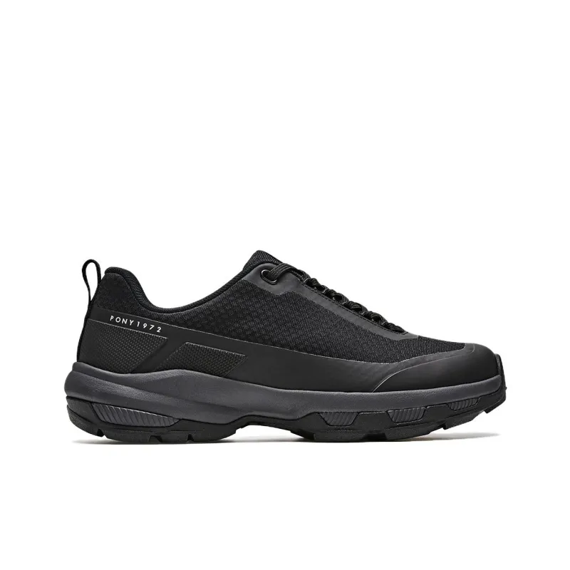 PONY Anti Slip Wear Resistant Low Top Casual Shoes Women's Black-1