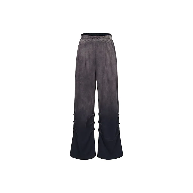 VANN VALRENCÉ Casual Pants Unisex Navy Blue-0
