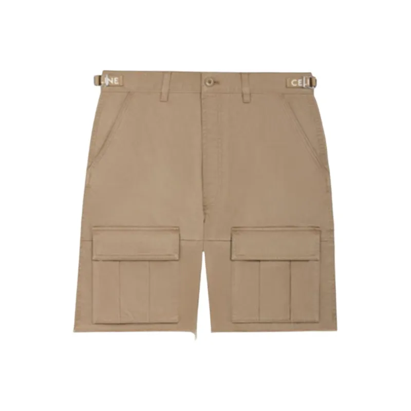 CELINE Cargo Shorts Men's Taupe-0