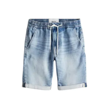 H&M Denim Shorts Men's Light Denim Blue