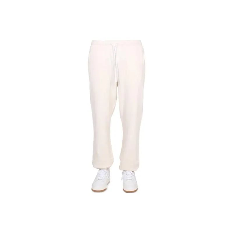 Marcelo Burlon Elastic Waist Drawstring Pants-0
