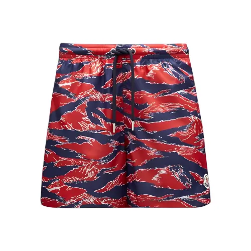 Moncler Swimming Shorts Men's Red & Color