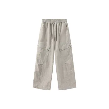 Clubxxhh Casual Pants Unisex Gray