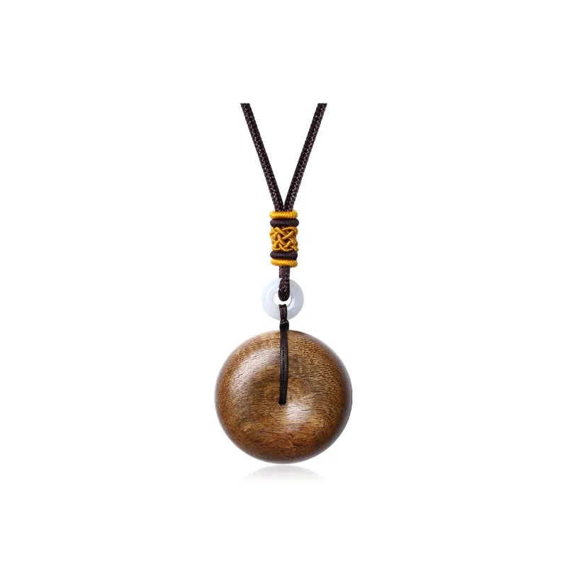 PUTUOSHANWENCHUANG Agarwood Pendants Unisex-0