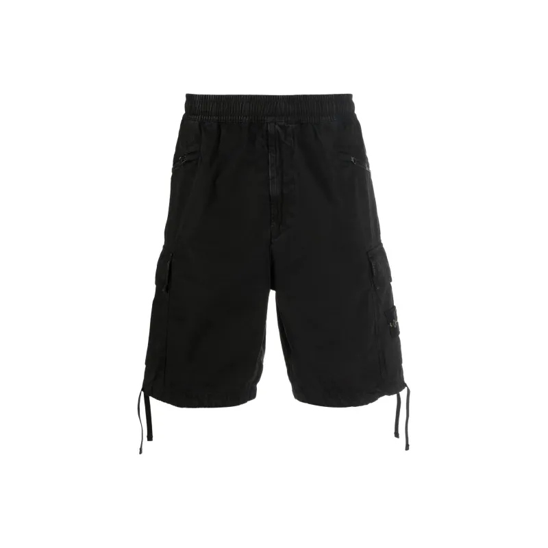 STONE ISLAND Casual Shorts Men Black-0