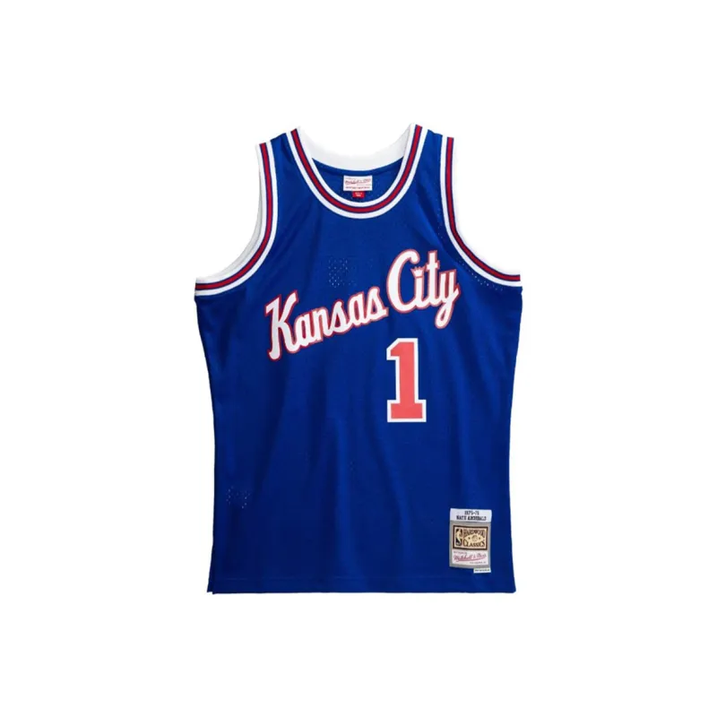 Mitchell Ness Basketball Jerseys Unisex Blue-0