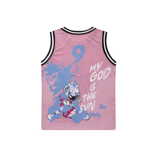 FireMonkey Basketball Jerseys Unisex Pink