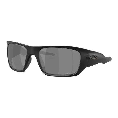 Oakley Plastic Rectangular Sunglasses Unisex Black