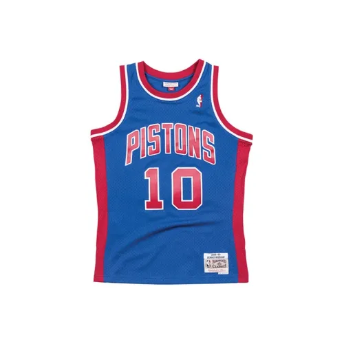 Mitchell Ness Basketball Jerseys Men Blue