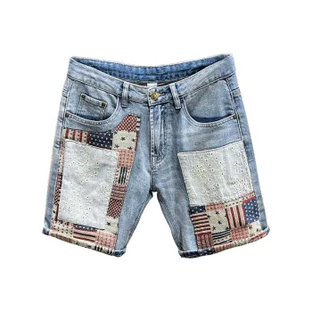 SANTASTIC Denim Shorts Men's Blue