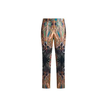 ETRO Paisley Print Wool Trousers