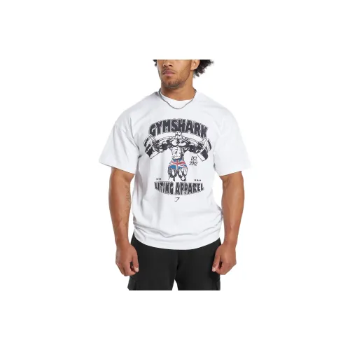 GYMSHARK Lifting Apparel T Shirt Men's White