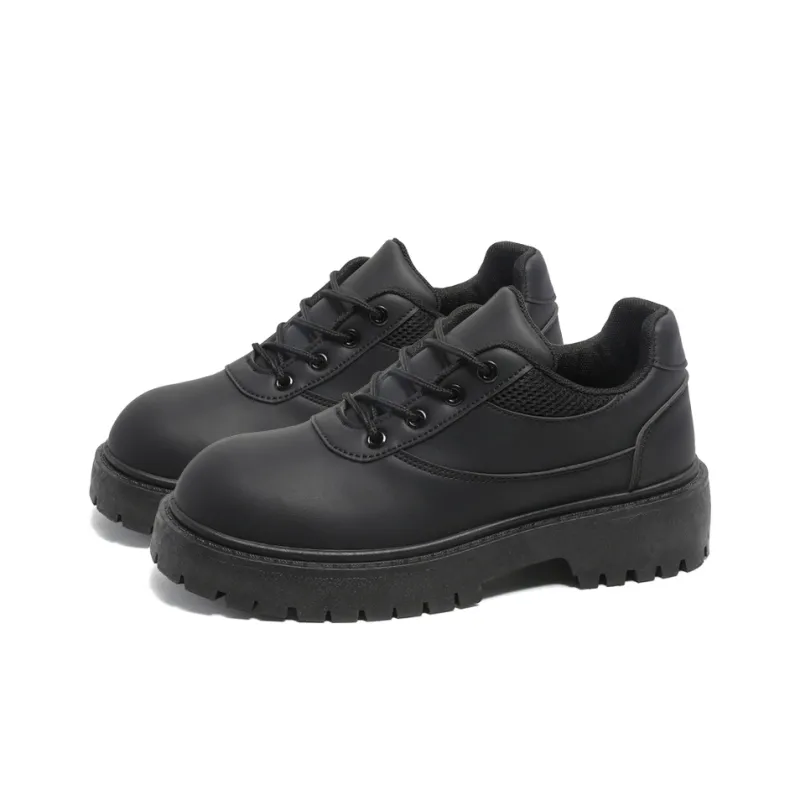 Gai Renpu Breathable Lightweight Height Increasing Low Top Casual Shoes Men's Black-2