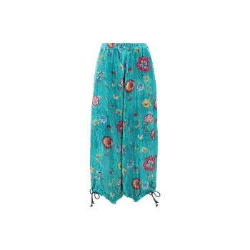 Yohji Yamamoto Ground Y SS25 Casual Pants Unisex Turquoise
