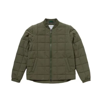 LACOSTE Puffer Jacket Men's Olive Green